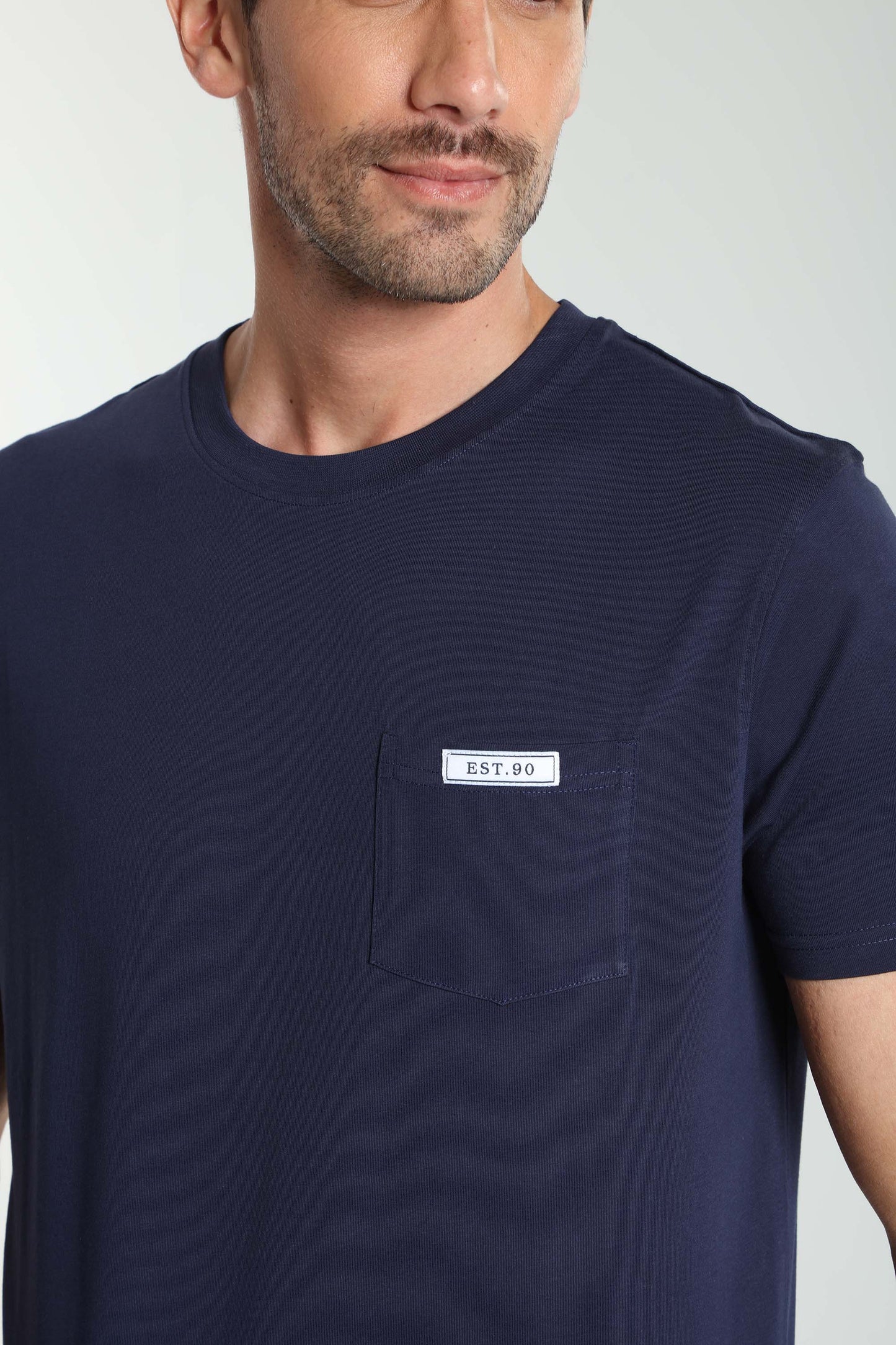T-shirt manches courtes POCK marine