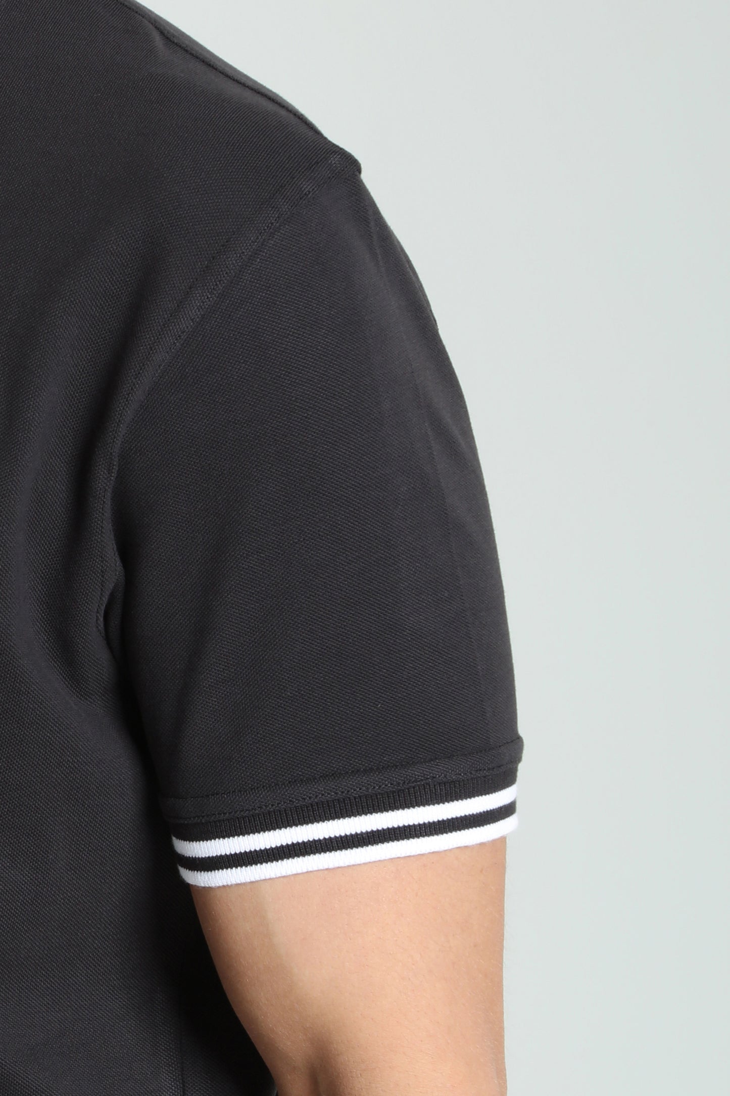 Polo manches courtes PRAY noir