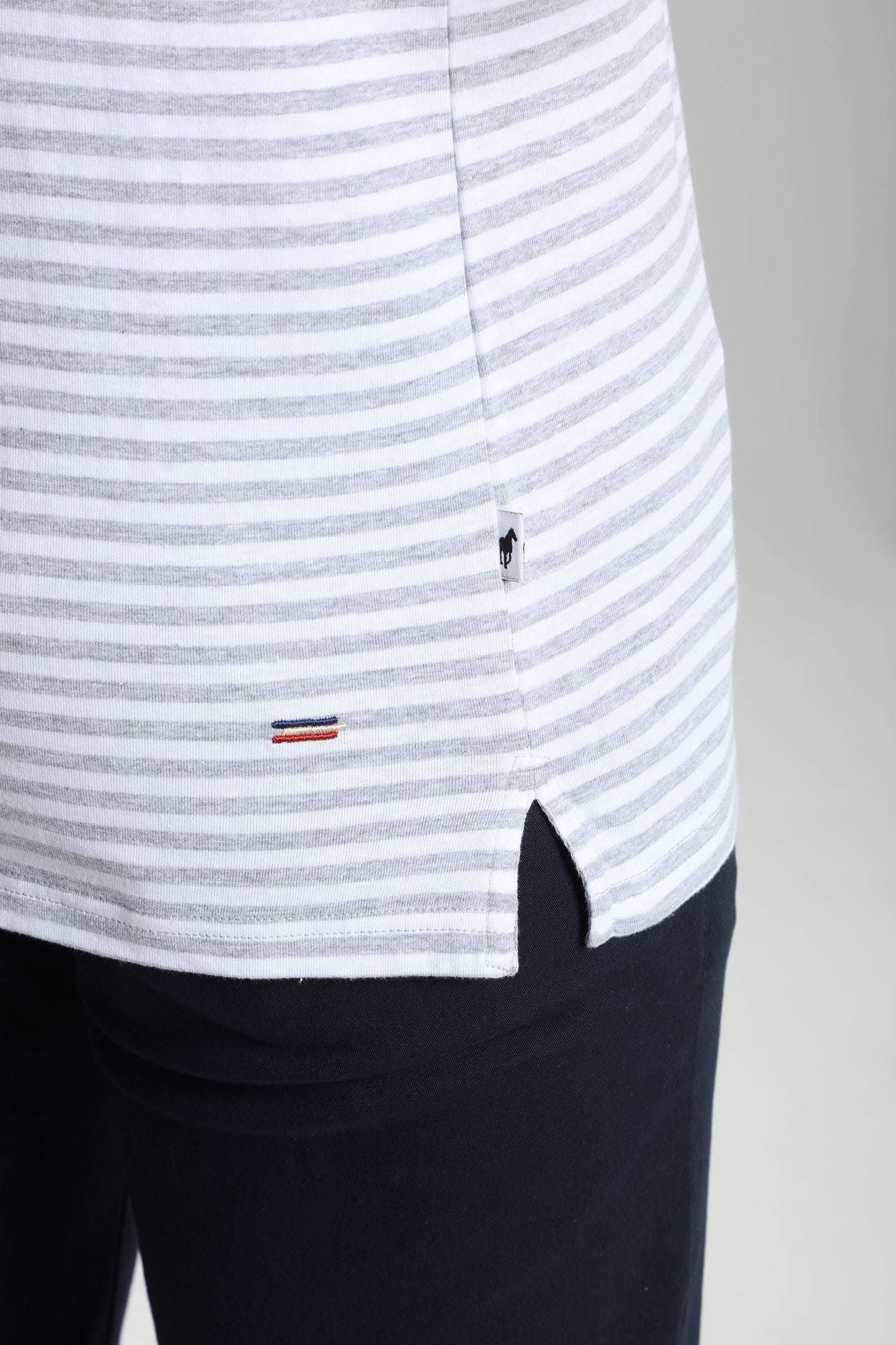 Polo manches courtes PAWL gris