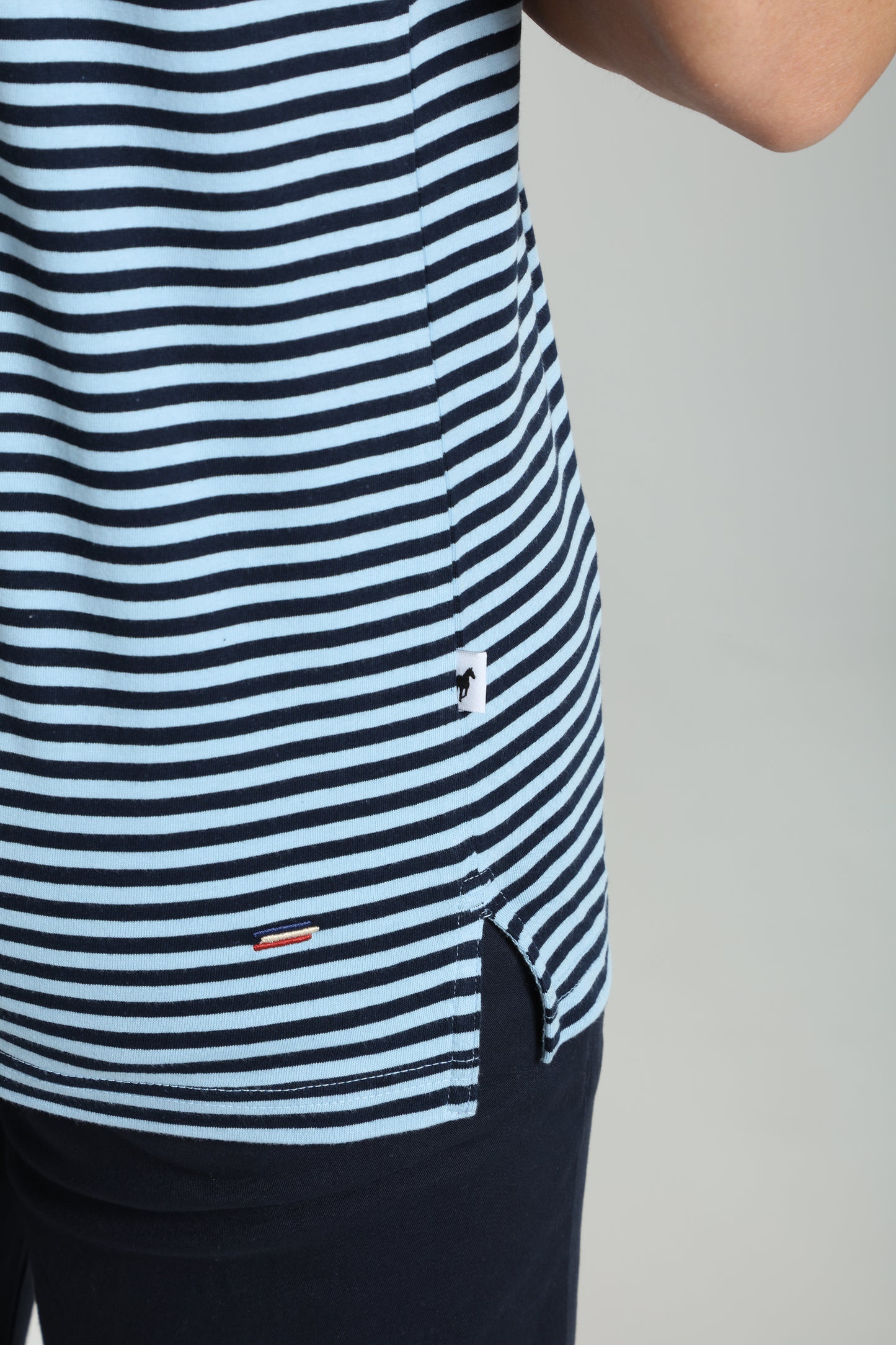 Polo manches courtes PAWL bleu ciel