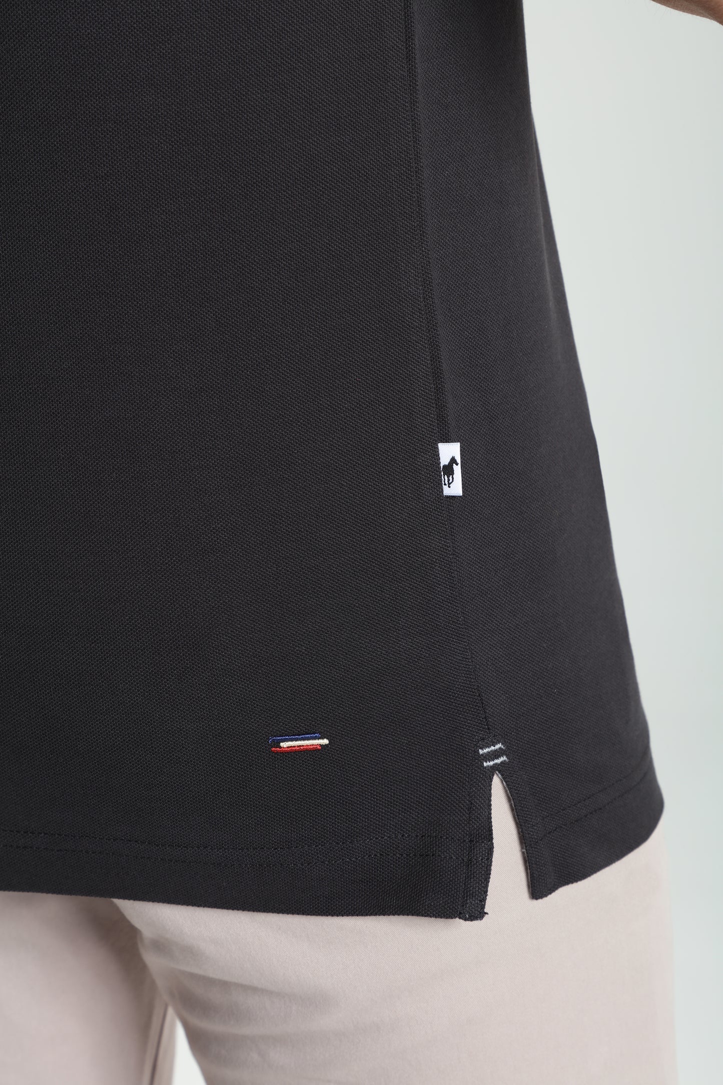 Polo manches courtes PAUL noir