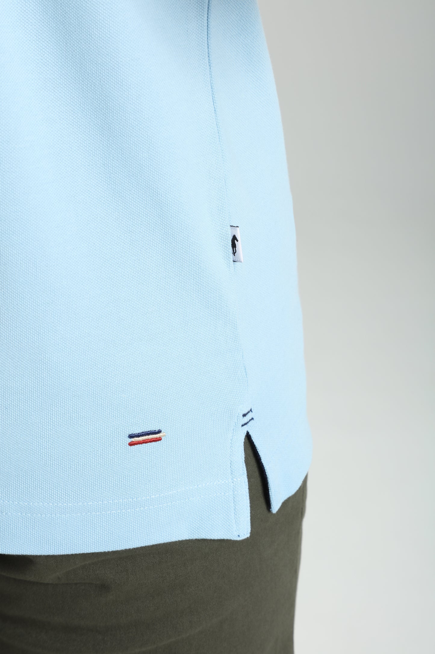 Polo manches courtes PAUL bleu ciel