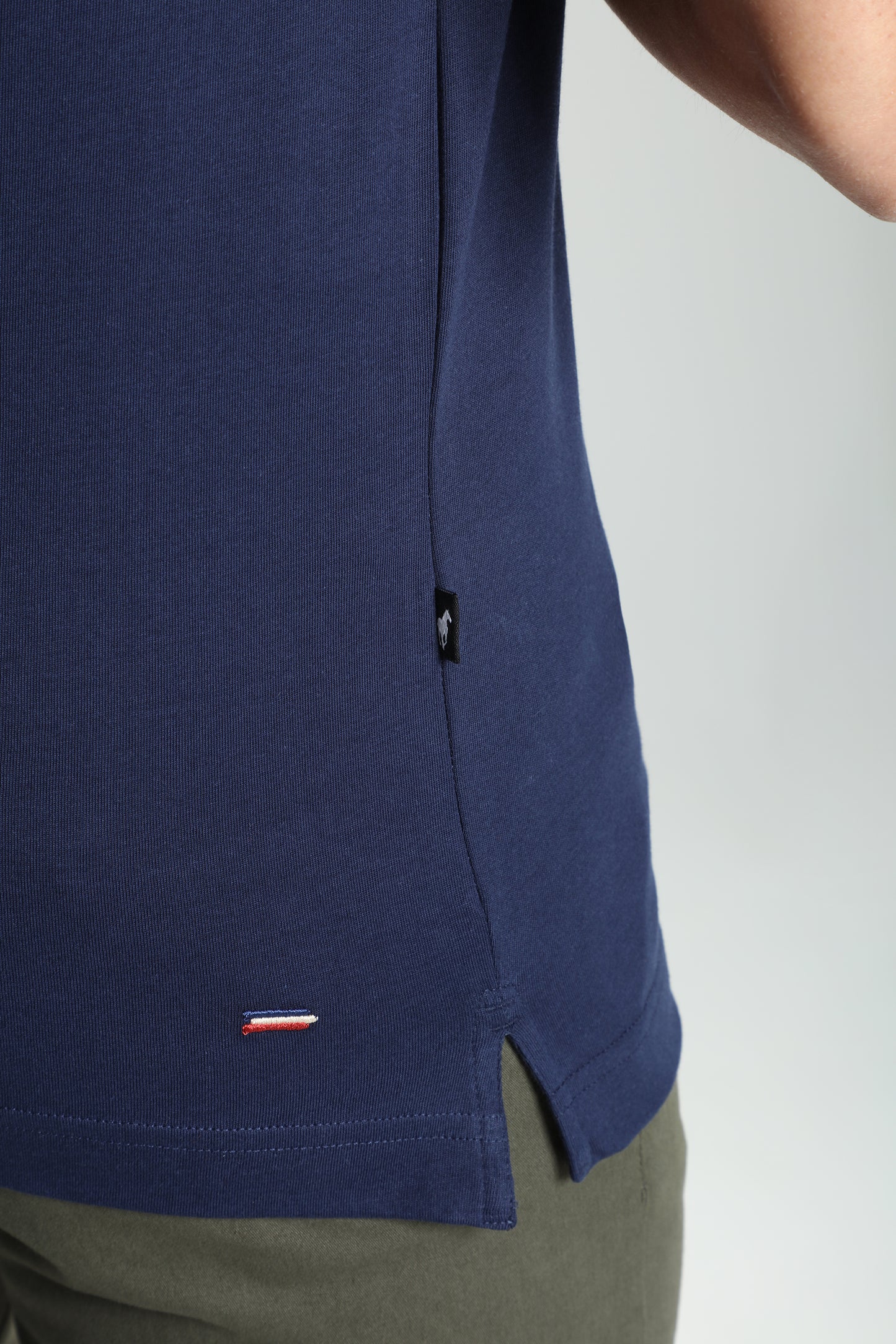 Polo manches courtes PAT marine