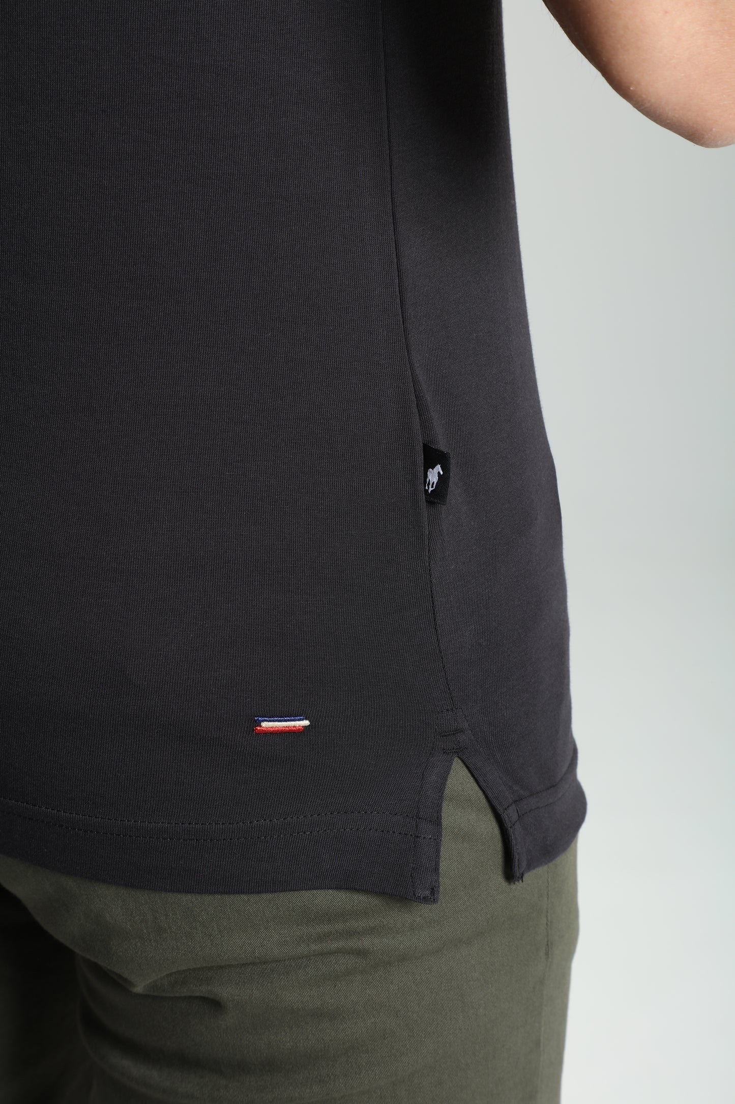 Polo manches courtes PAT noir