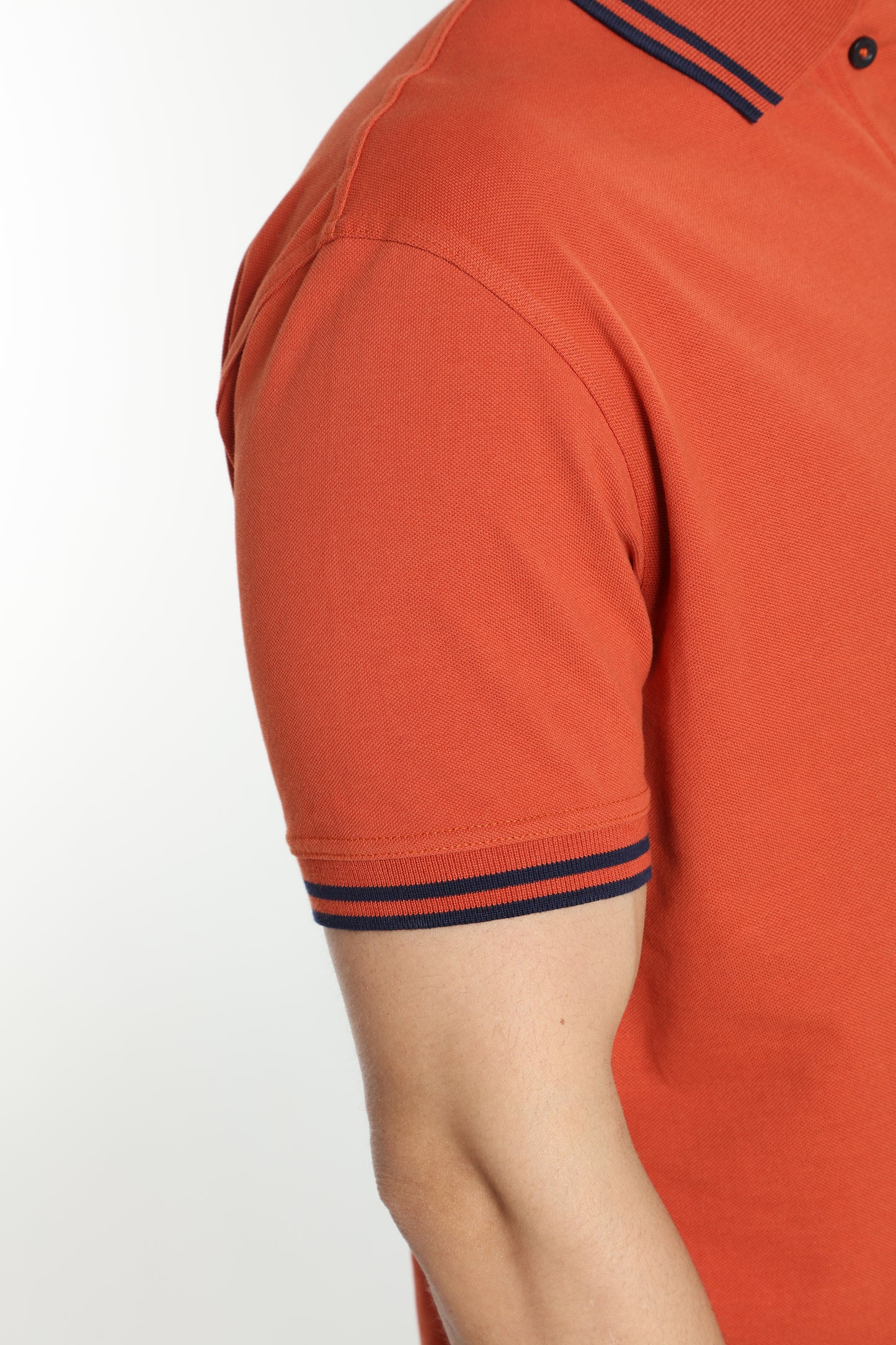 Polo manches courtes PRAY brique