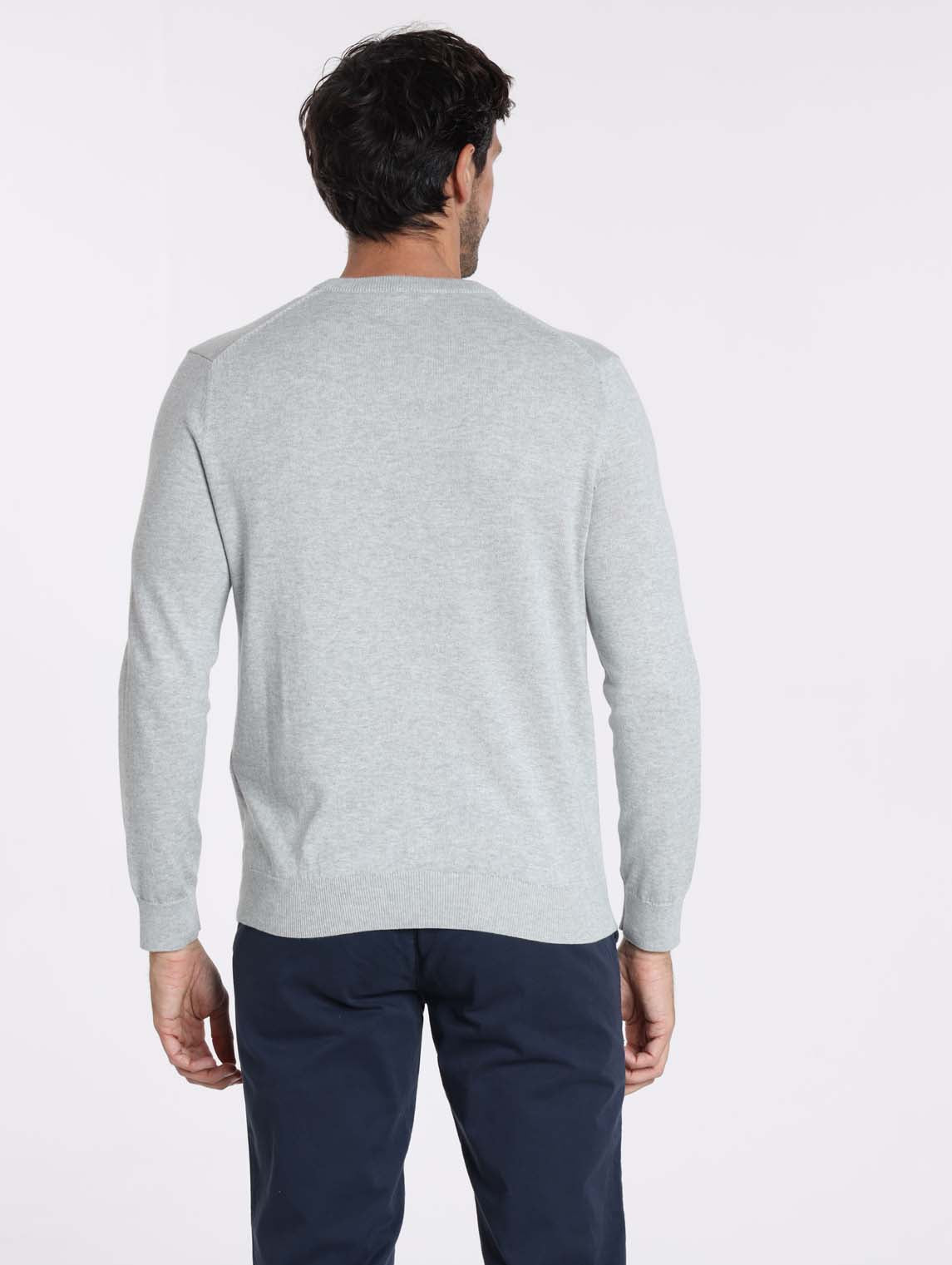 Pull PITT Gris Chine