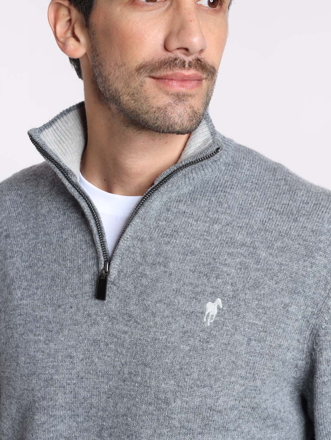 Pull PIO Gris Chine