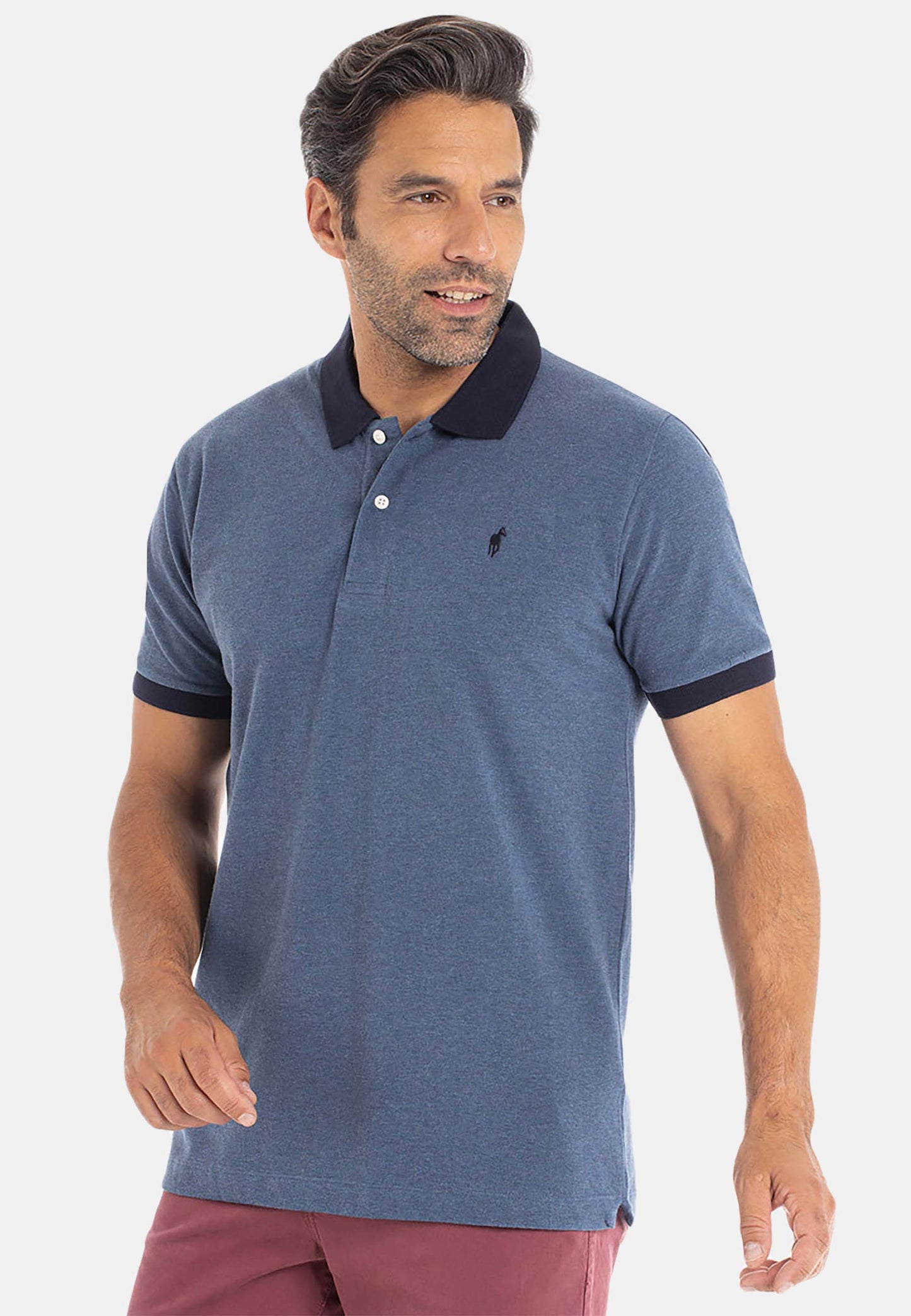 Polo OCEAN Bleu chiné