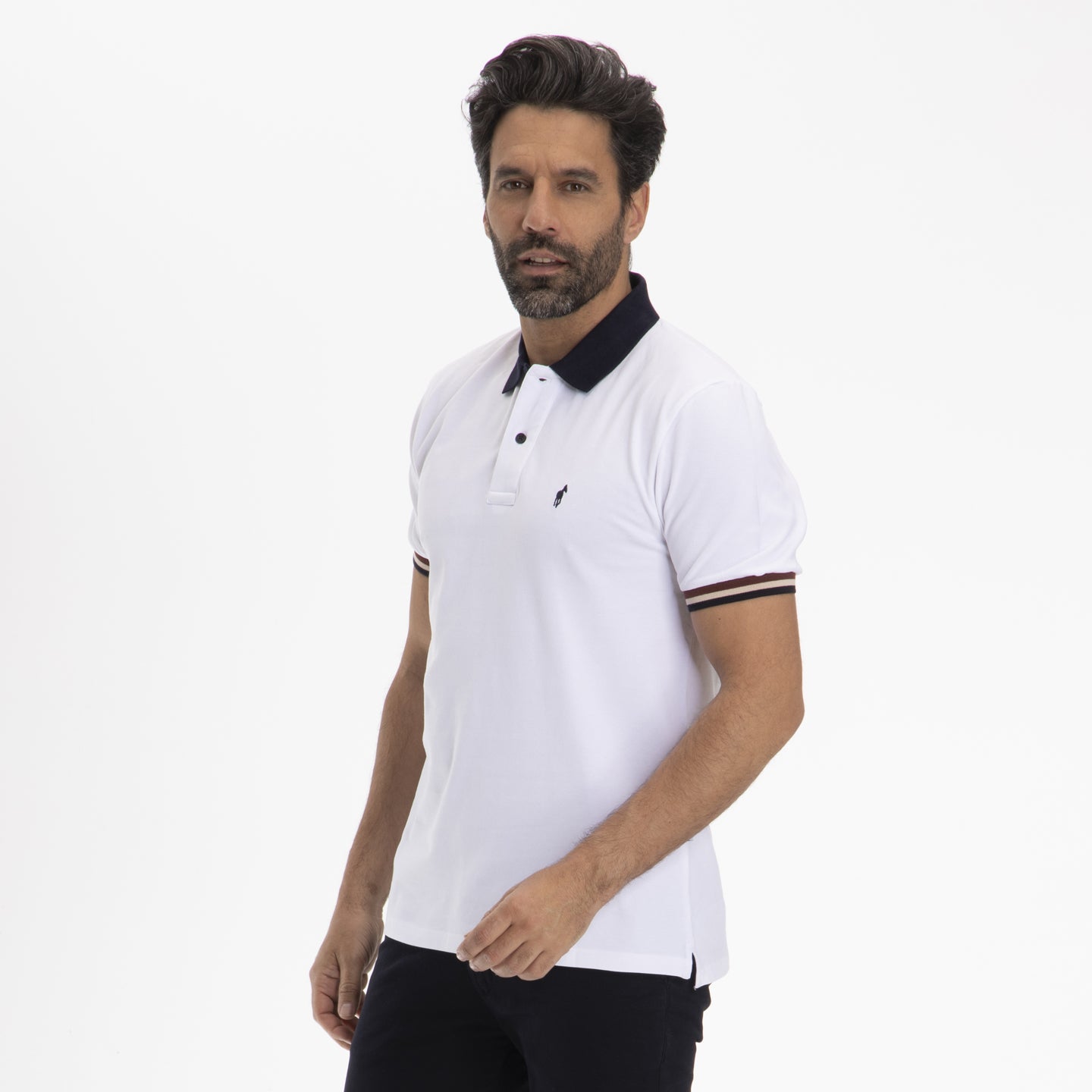 Polo OLIVE blanc