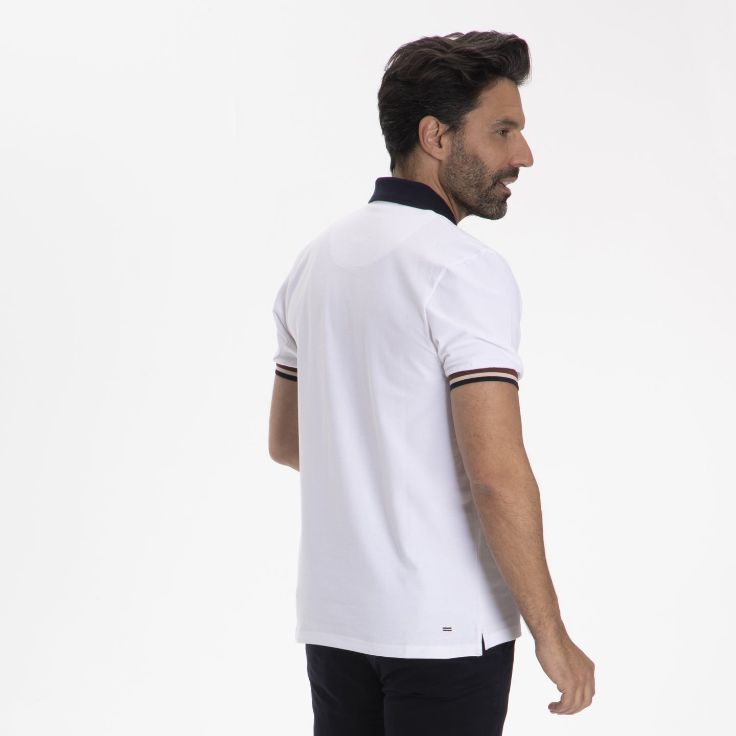 Polo OLIVE blanc