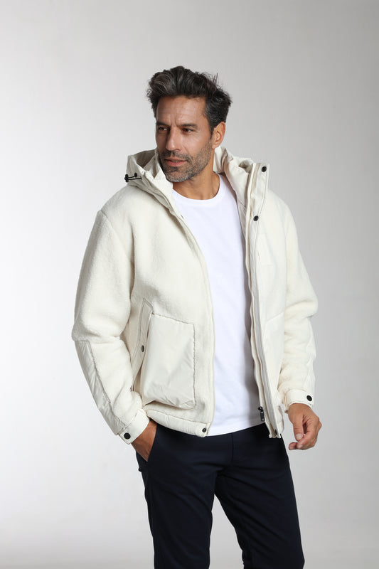 Blouson BEN SHERP blanc