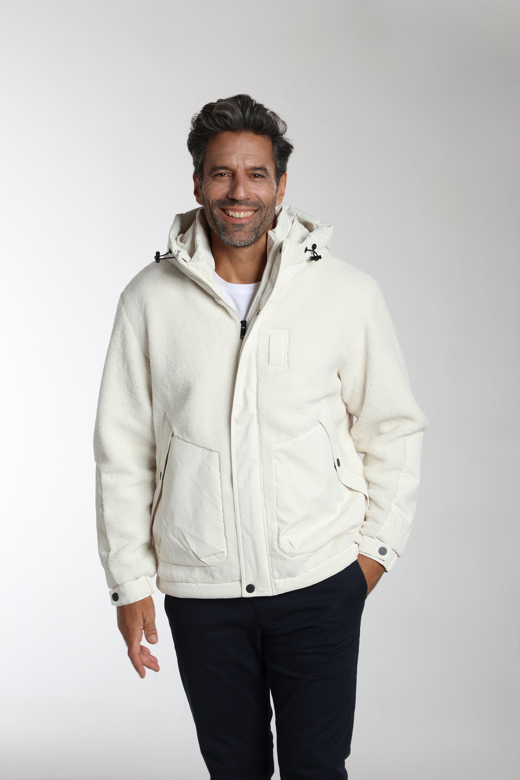 Blouson BEN SHERP blanc