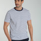T-shirt manches courtes STRIPES blanc