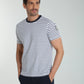 T-shirt manches courtes STRIPES blanc