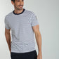 T-shirt manches courtes STRIPES blanc