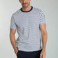 T-shirt manches courtes STRIPES blanc