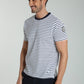 T-shirt manches courtes STRIPES blanc