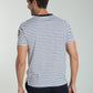 T-shirt manches courtes STRIPES blanc