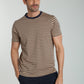 T-shirt manches courtes STRIPES camel