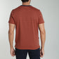 T-shirt manches courtes STRIPES brique
