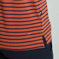 T-shirt manches courtes STRIPES brique