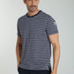 T-shirt manches courtes STRIPES marine
