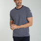 T-shirt manches courtes STRIPES marine