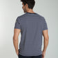 T-shirt manches courtes STRIPES marine