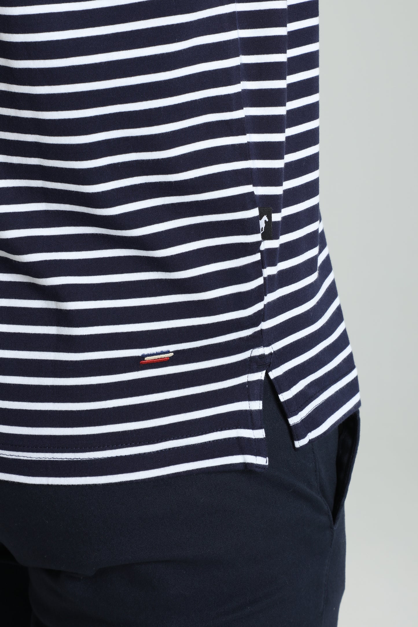 T-shirt manches courtes STRIPES marine