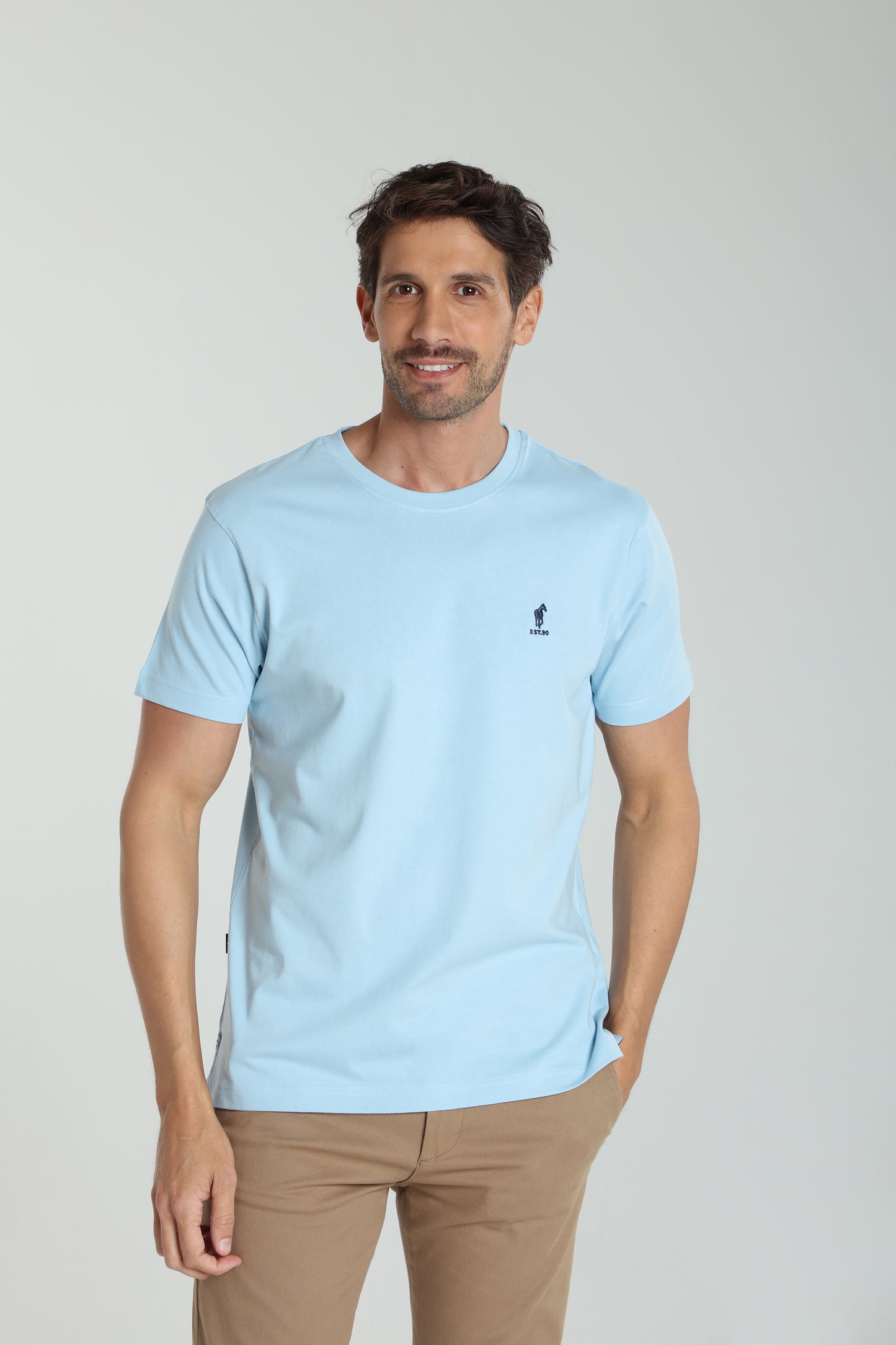 T-shirt manches courtes TWEN bleu ciel