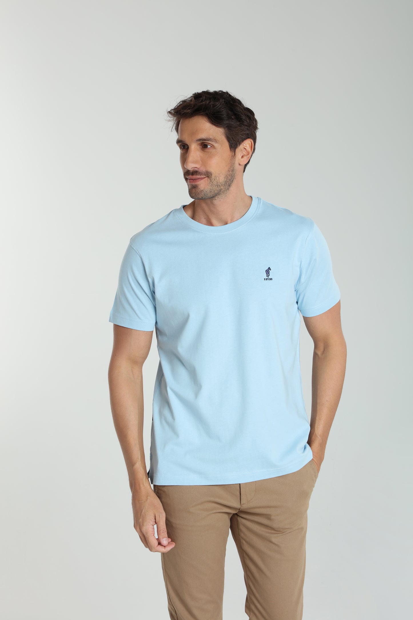 T-shirt manches courtes TWEN bleu ciel
