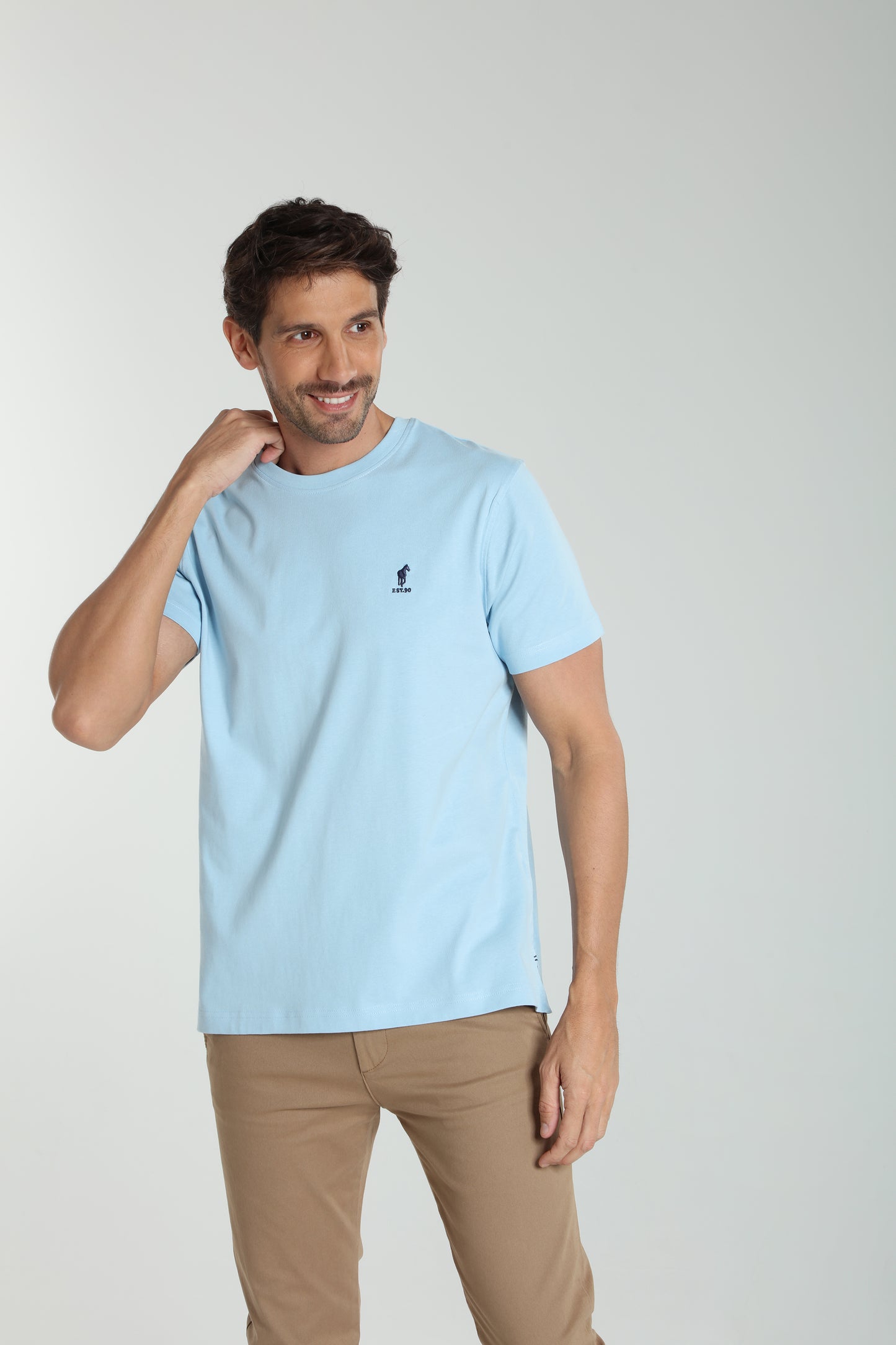 T-shirt manches courtes TWEN bleu ciel