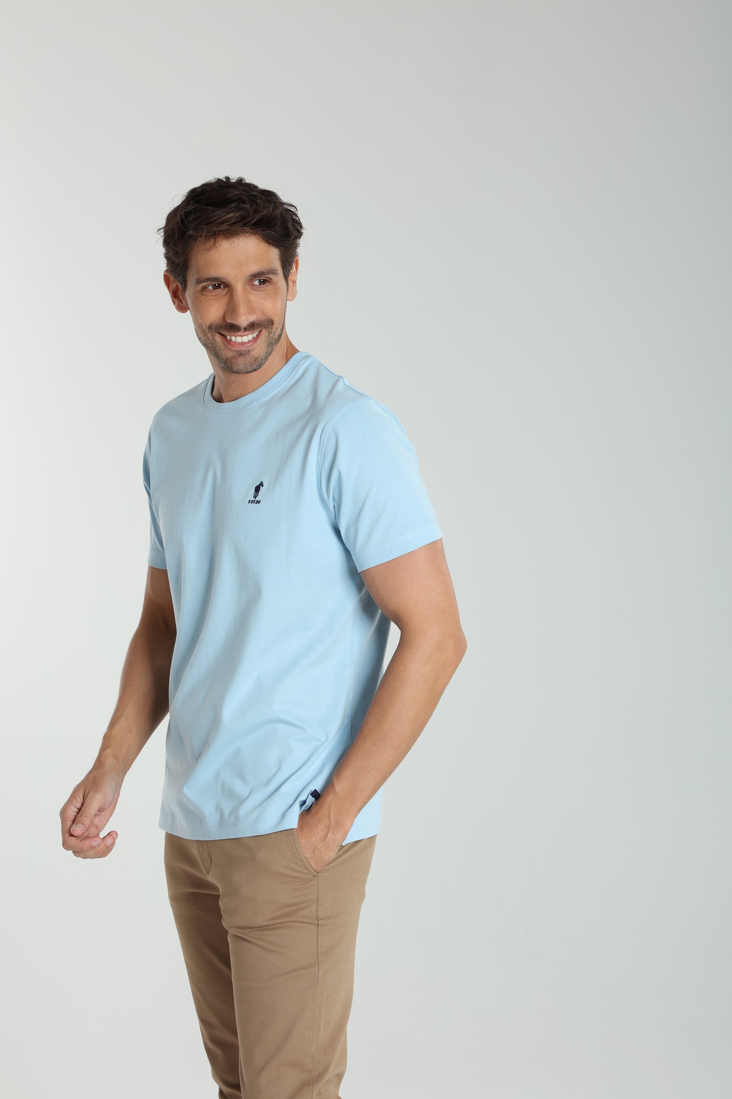 T-shirt manches courtes TWEN bleu ciel