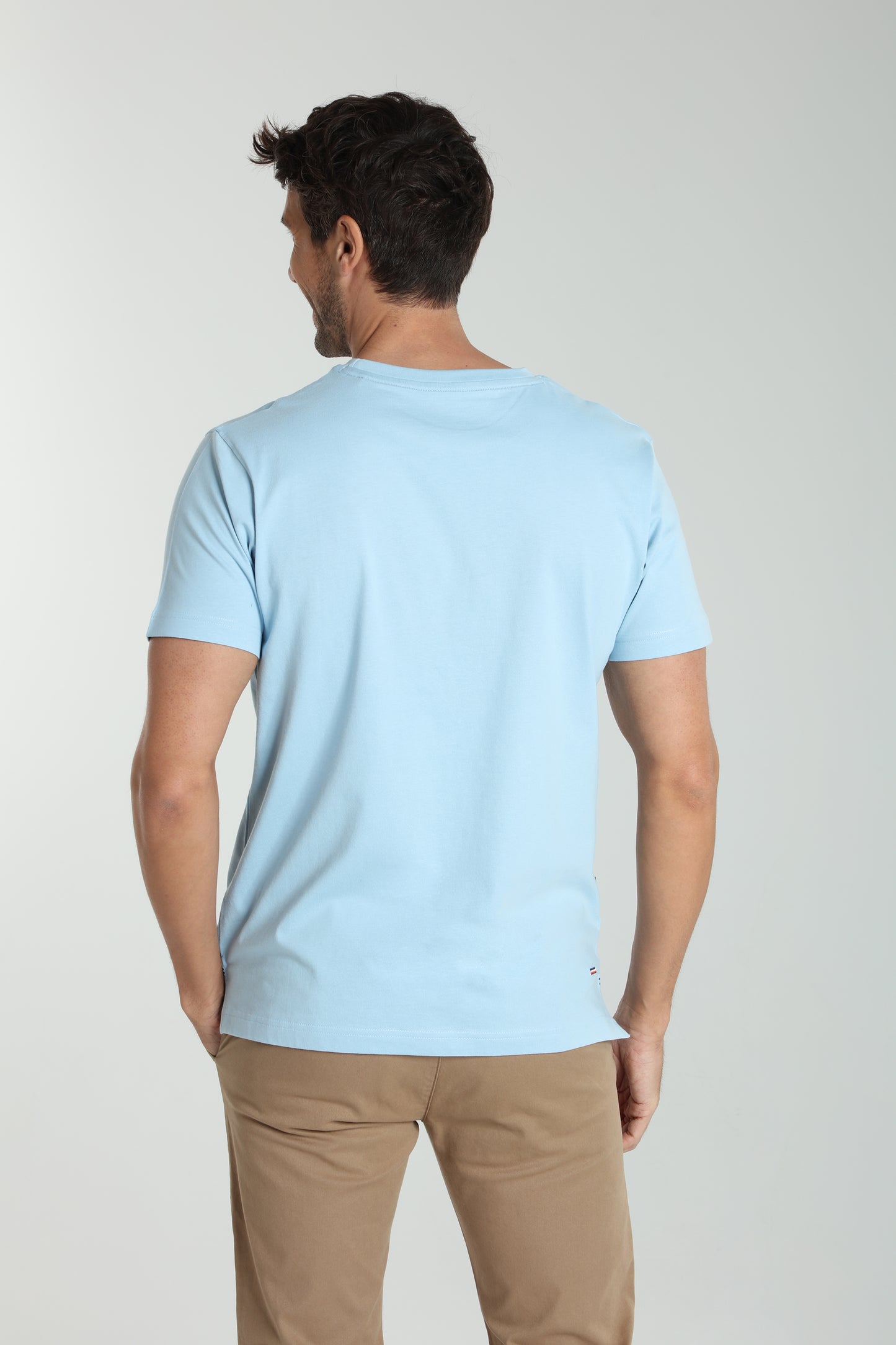 T-shirt manches courtes TWEN bleu ciel
