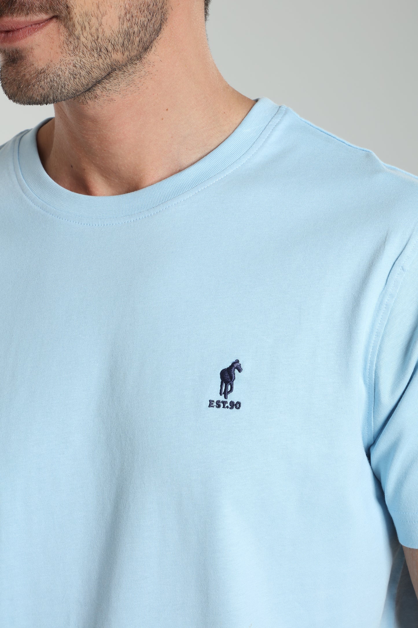 T-shirt manches courtes TWEN bleu ciel