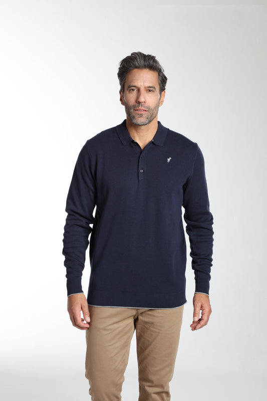 Pull MILANO POLO marine