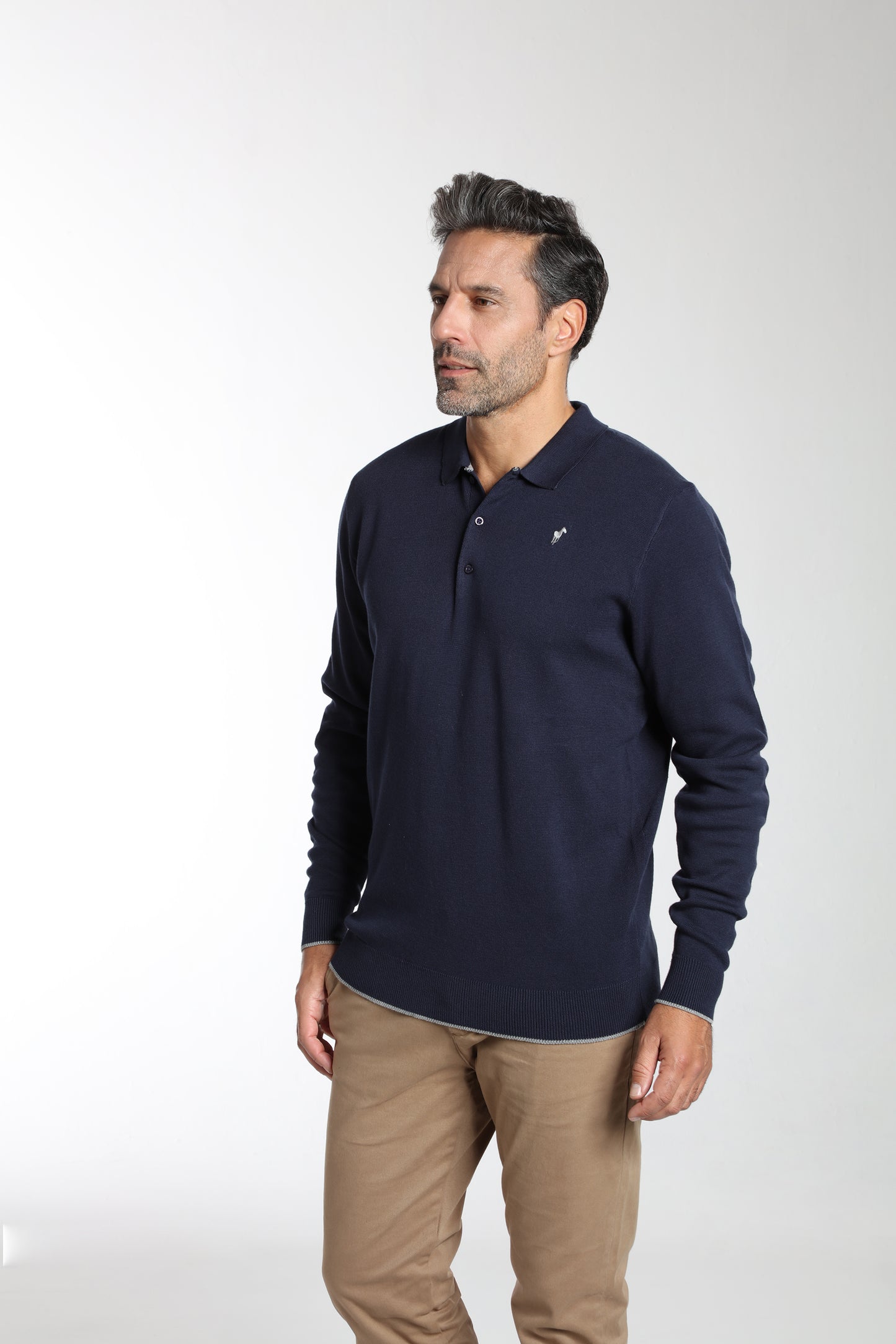 Pull MILANO POLO marine