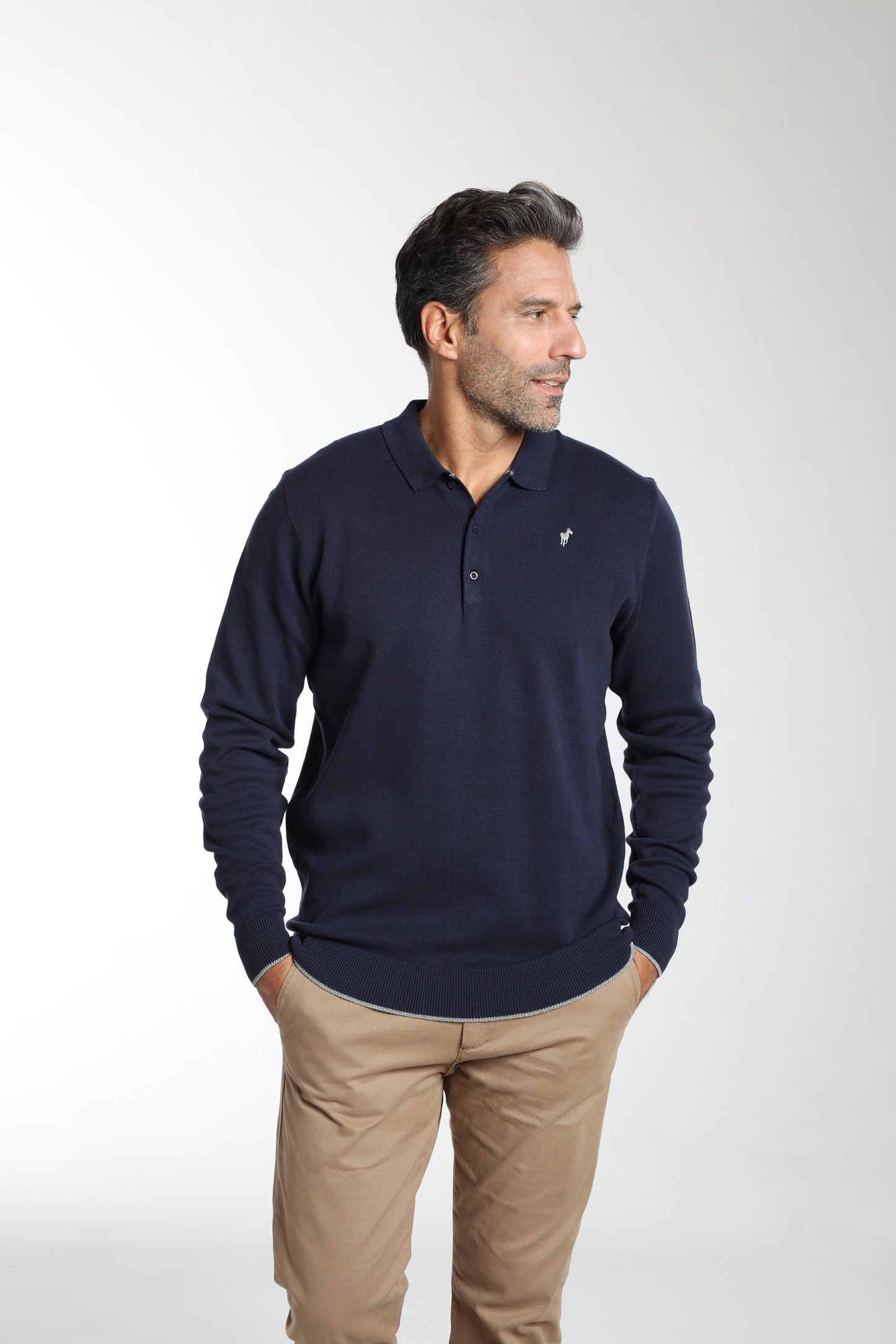 Pull MILANO POLO marine
