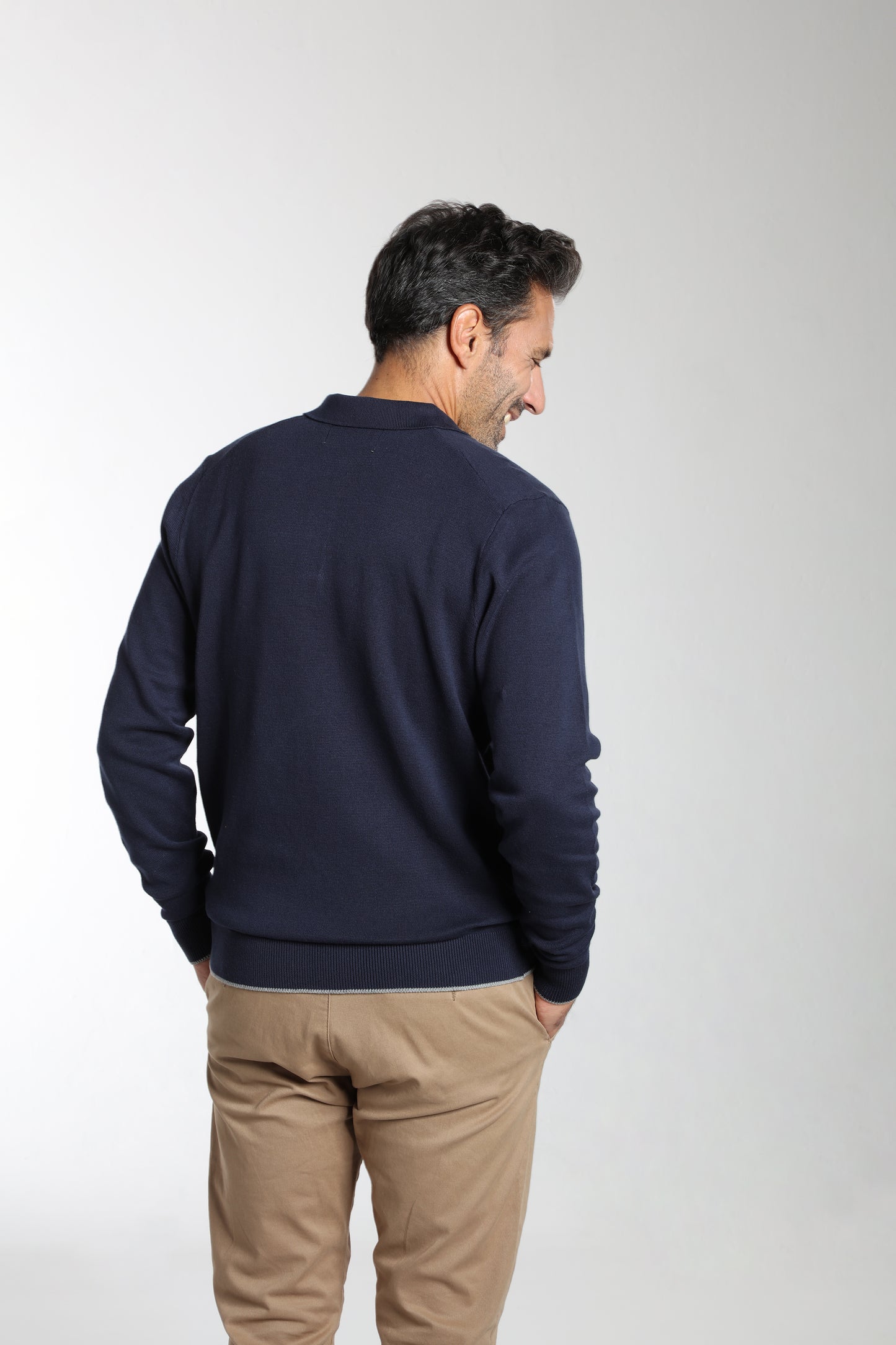 Pull MILANO POLO marine
