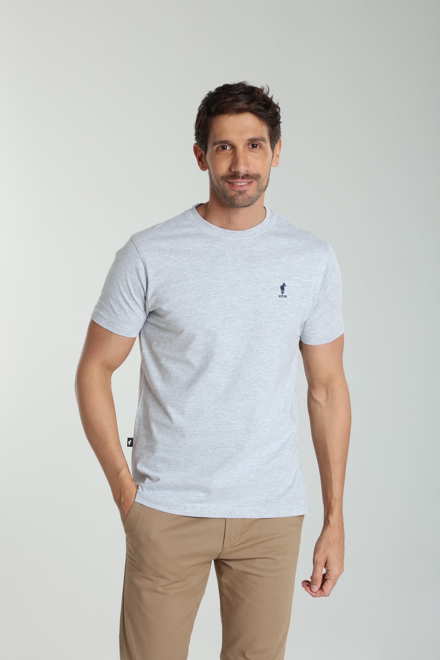 T-shirt manches courtes TWEN gris chiné