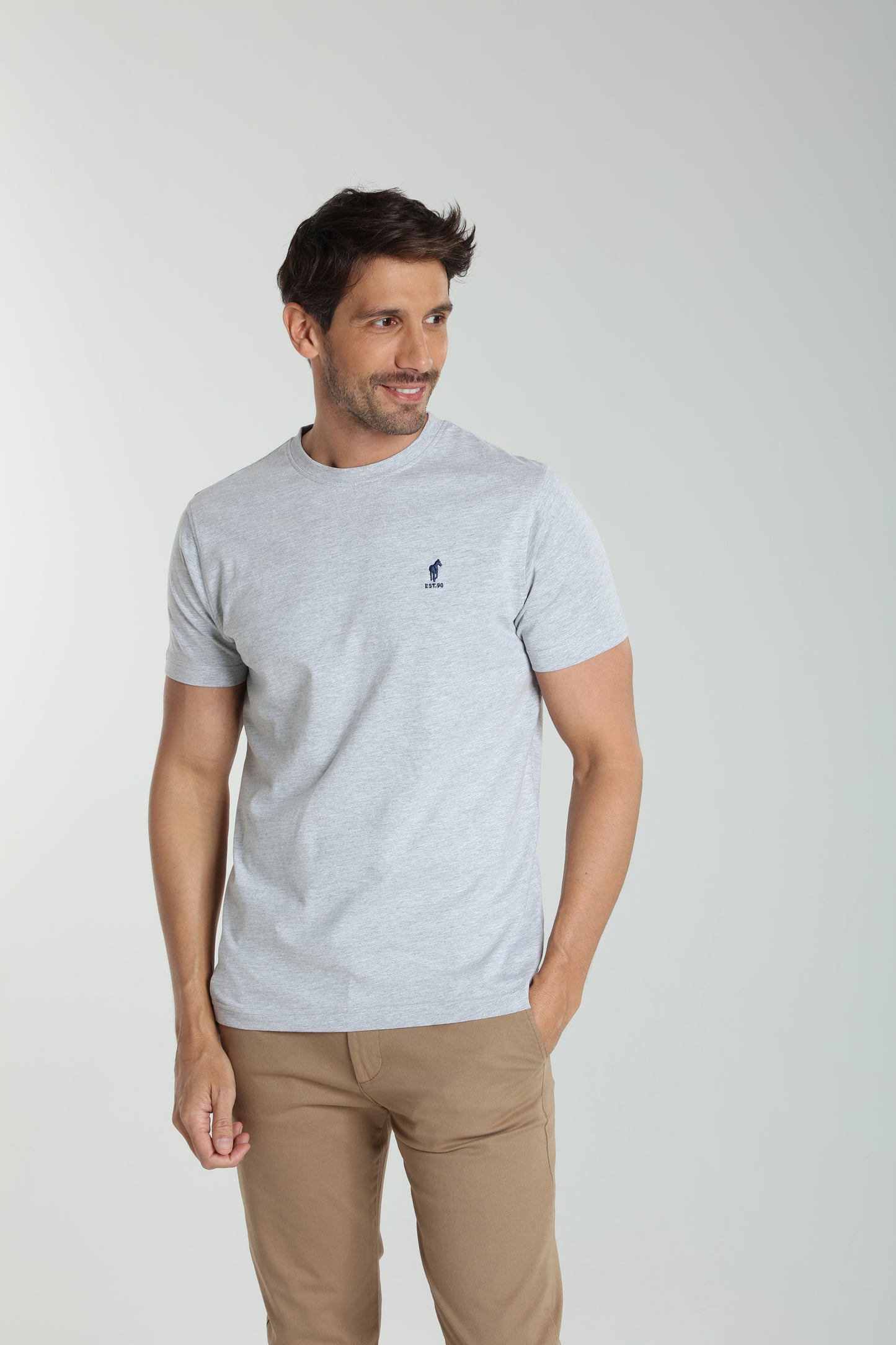 T-shirt manches courtes TWEN gris chiné