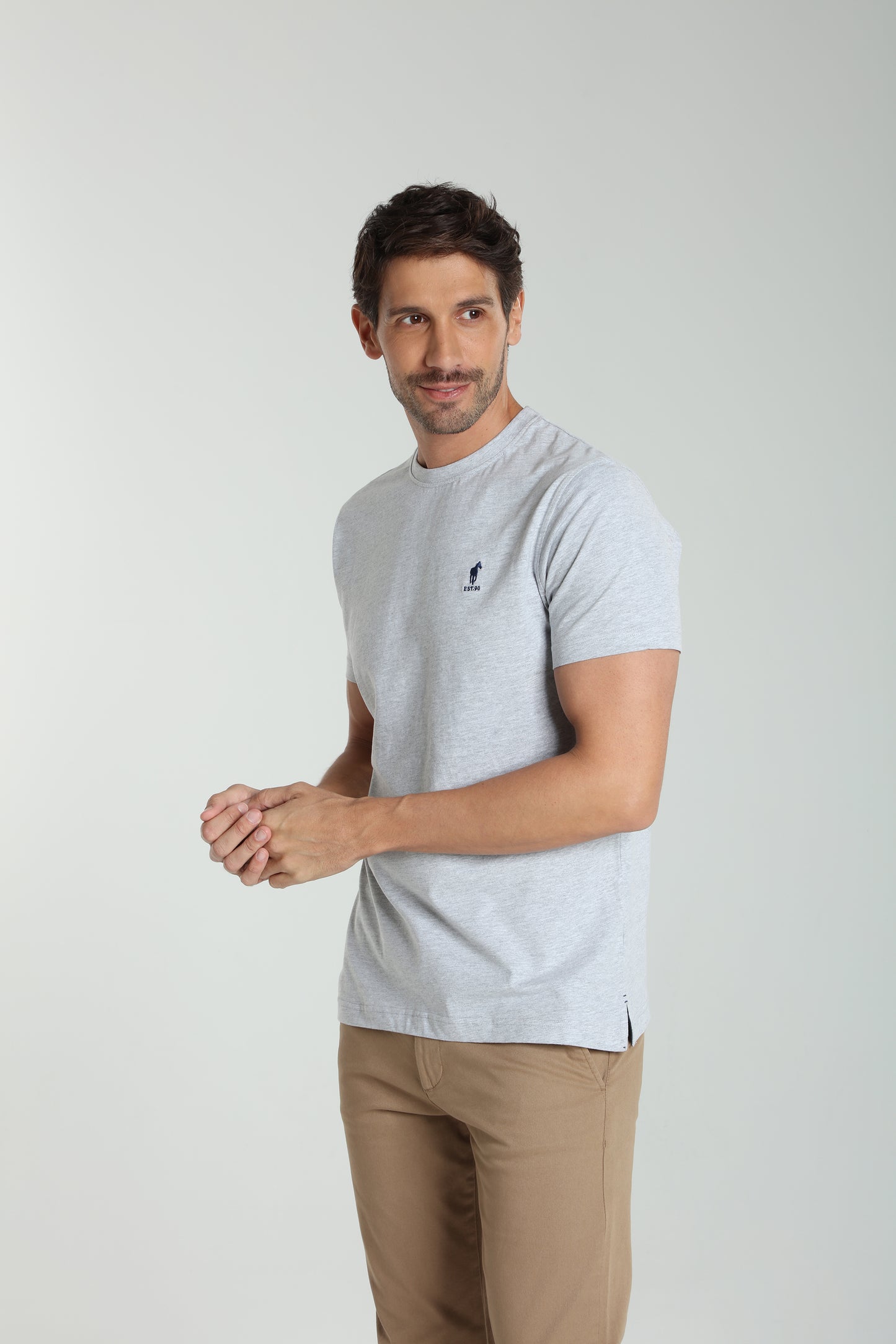 T-shirt manches courtes TWEN gris chiné