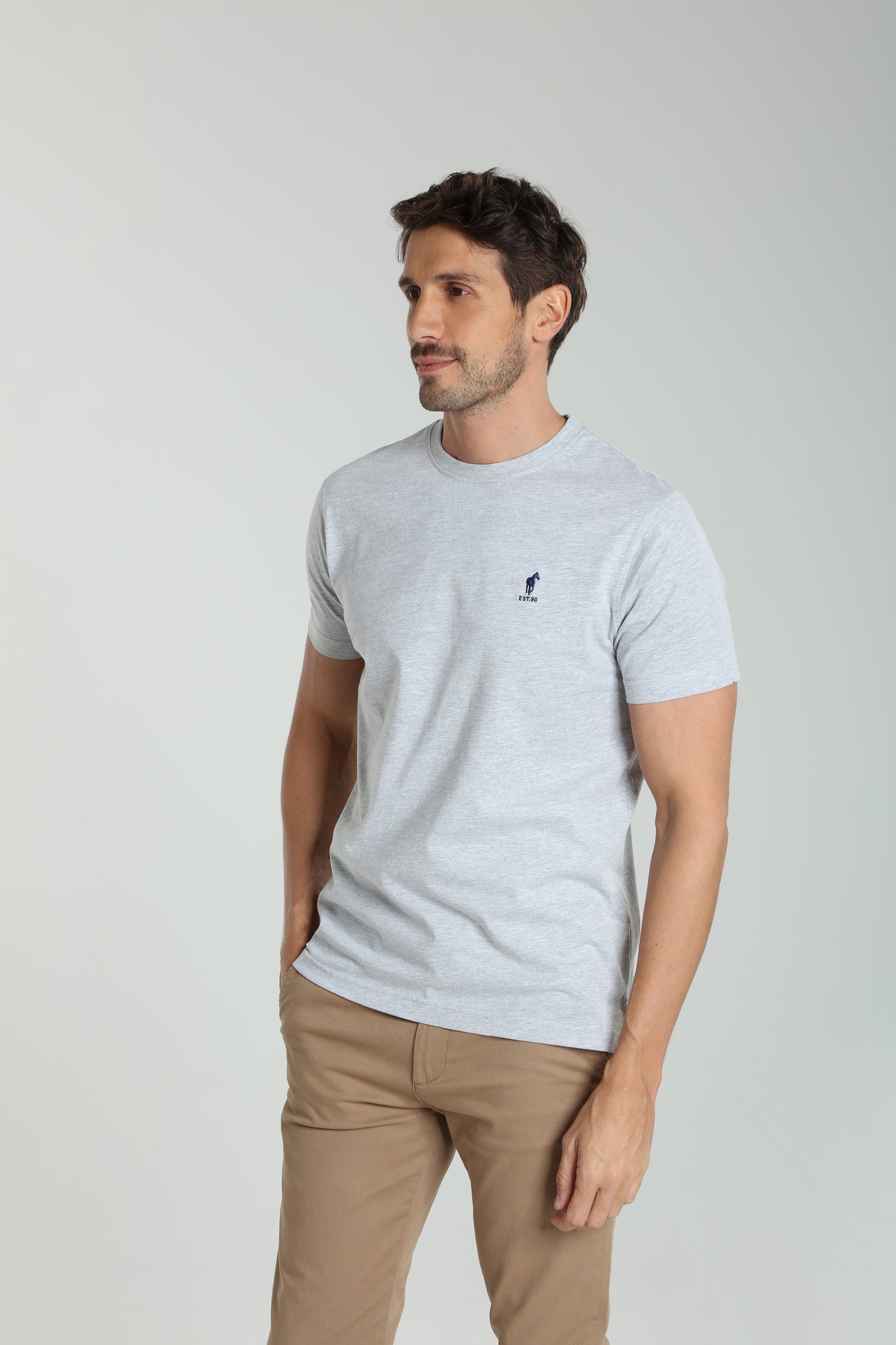 T-shirt manches courtes TWEN gris chiné