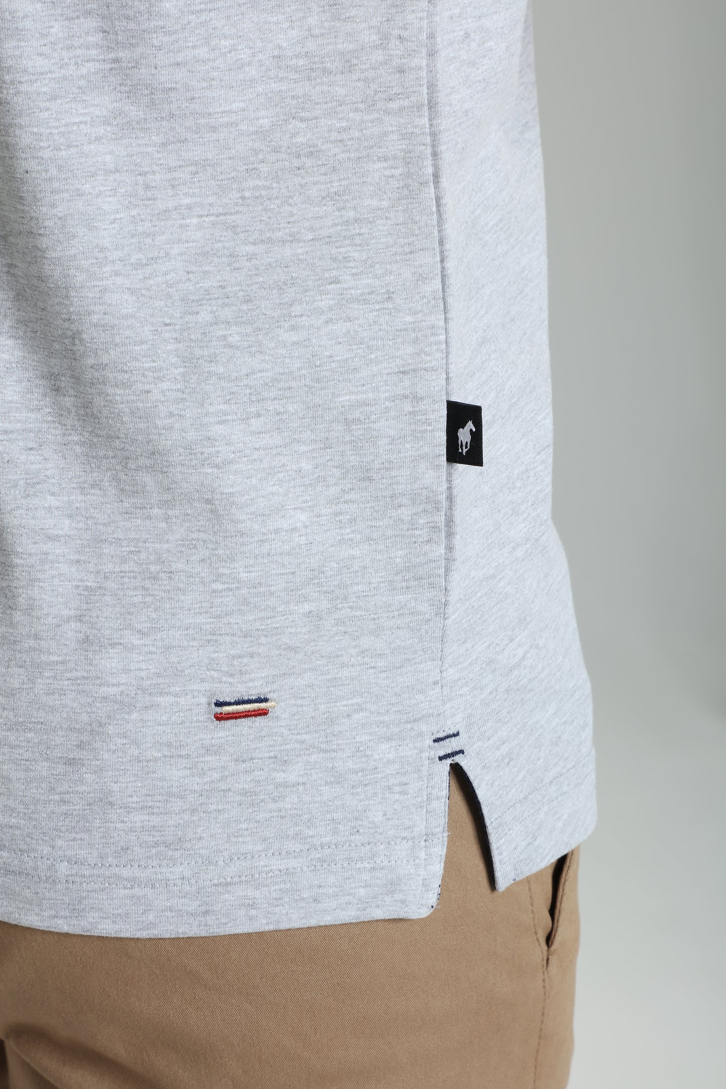 T-shirt manches courtes TWEN gris chiné