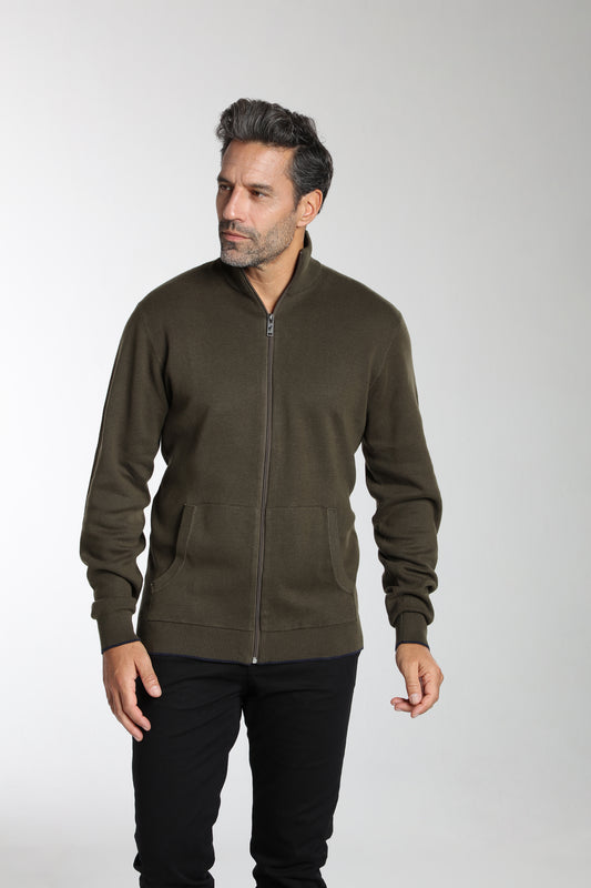 Pull MILANO GILET vert