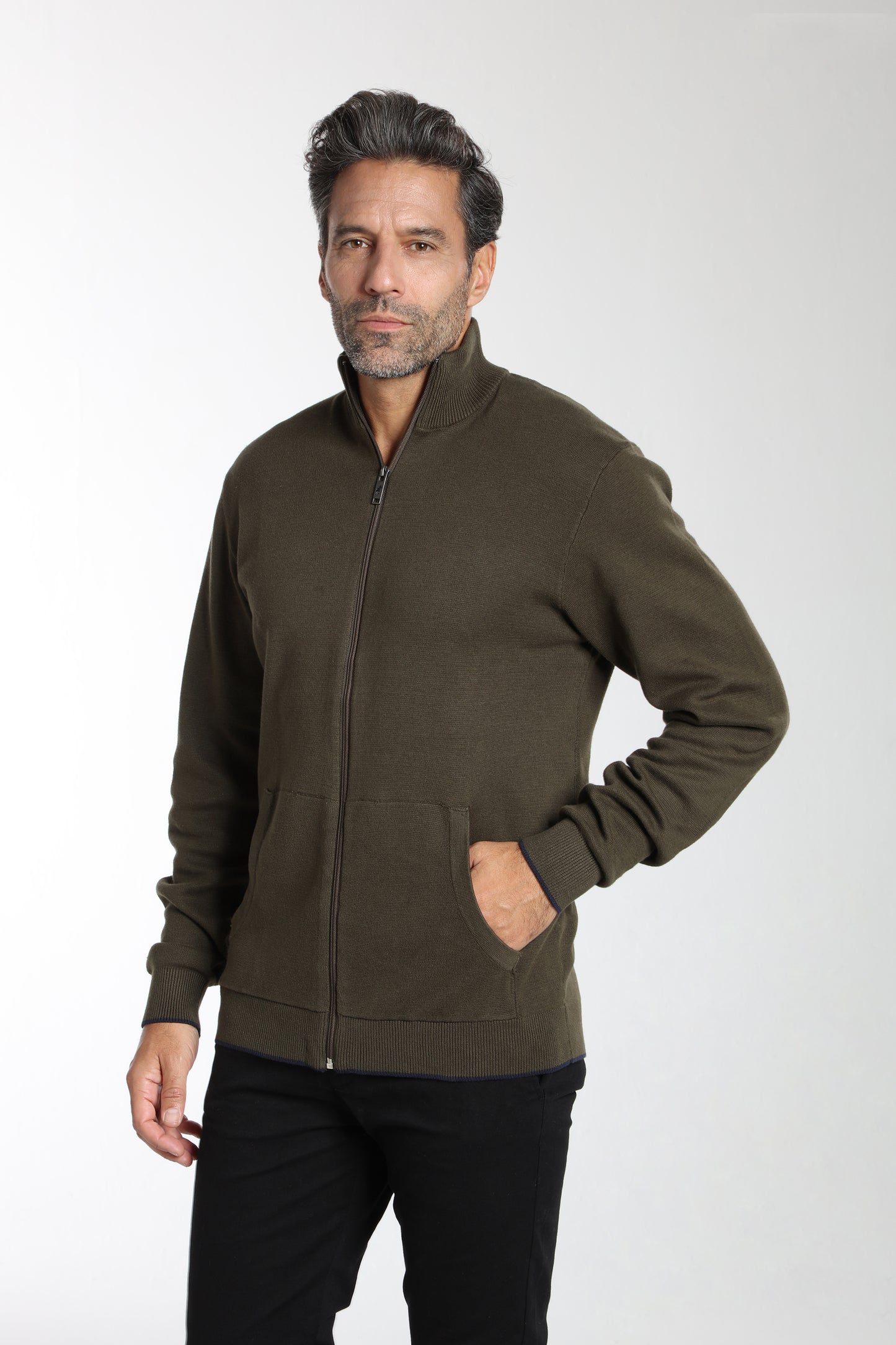 Pull MILANO GILET vert