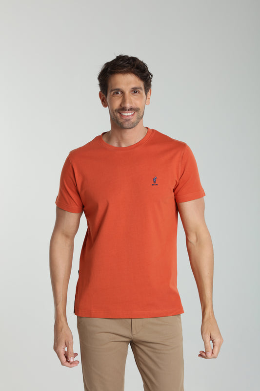 T-shirt manches courtes TWEN brique