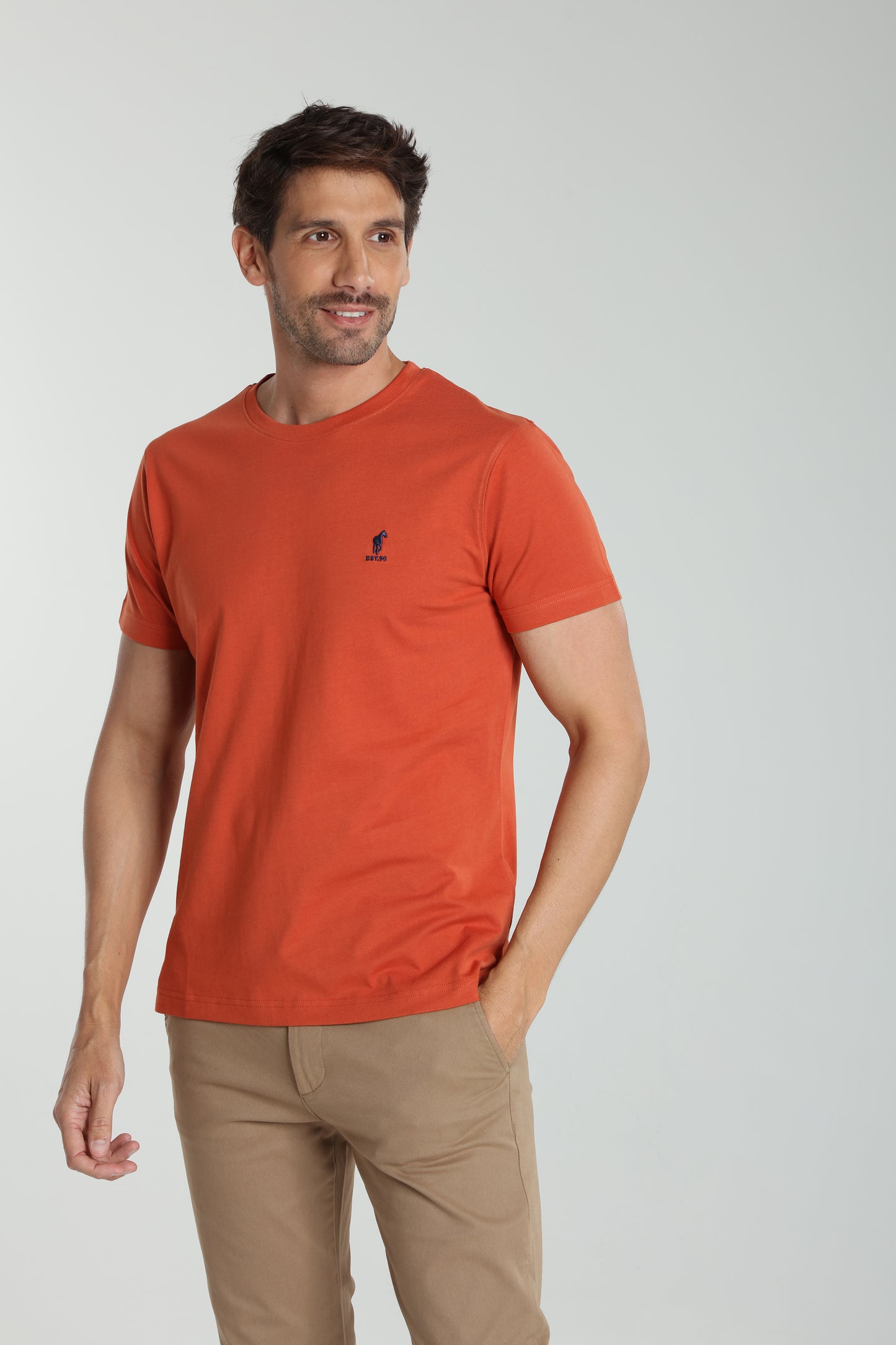 T-shirt manches courtes TWEN brique
