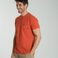 T-shirt manches courtes TWEN brique