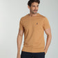 T-shirt manches courtes TWEN tabac camel